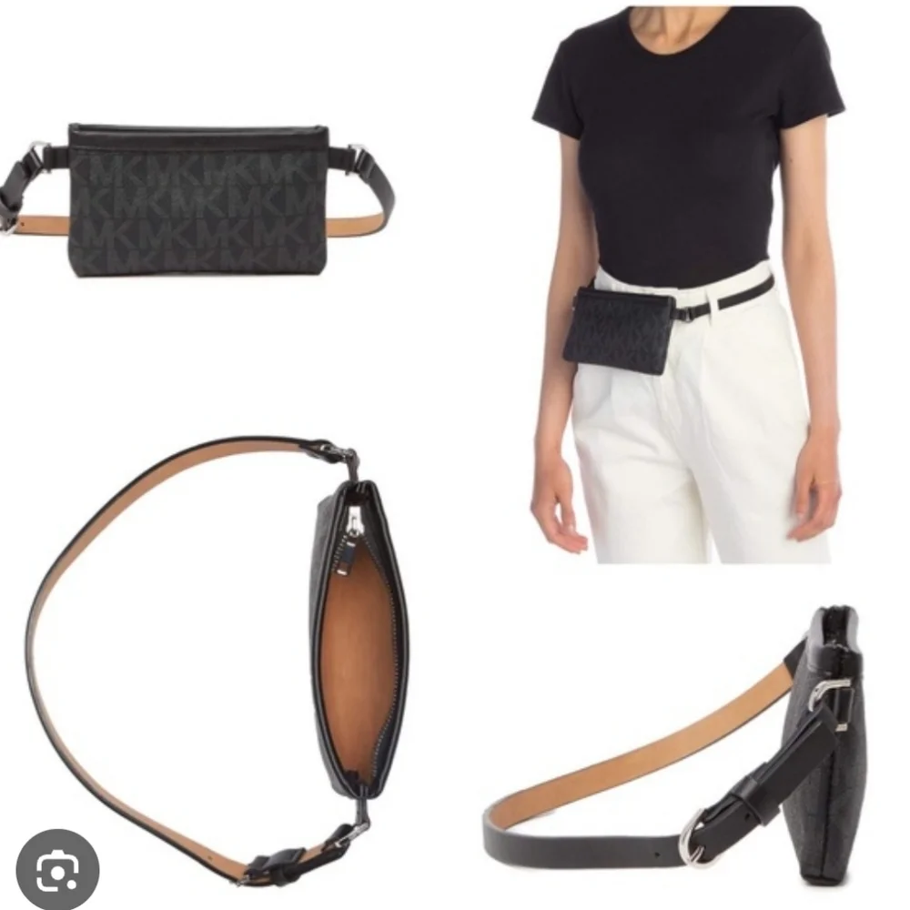 NWOT MICHAEL KORS Black Belt Bag